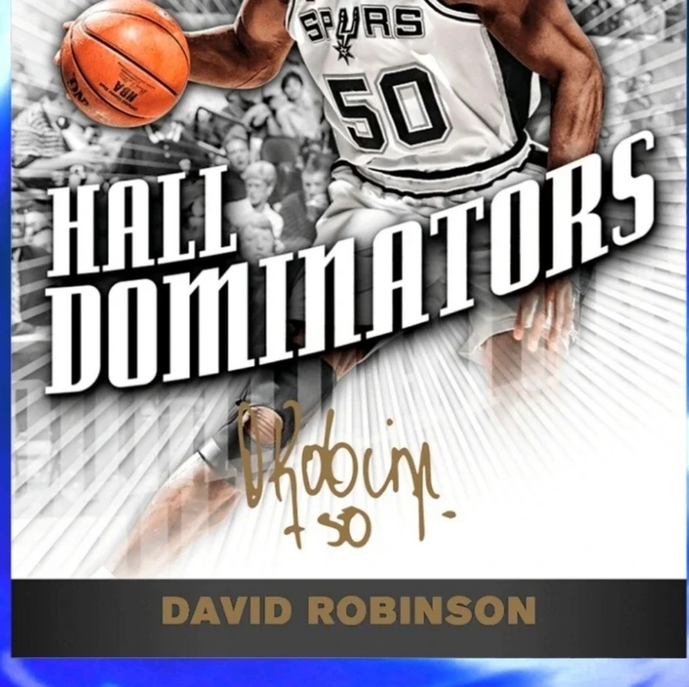 Panini Dunk NFTs David Robinson ssps with Tim Duncan relics